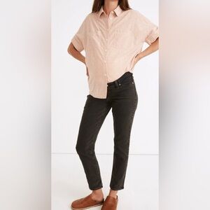 Madewell Sz 30 Maternity Side Panel Perfect Vintage Jean Under Belly Jeans